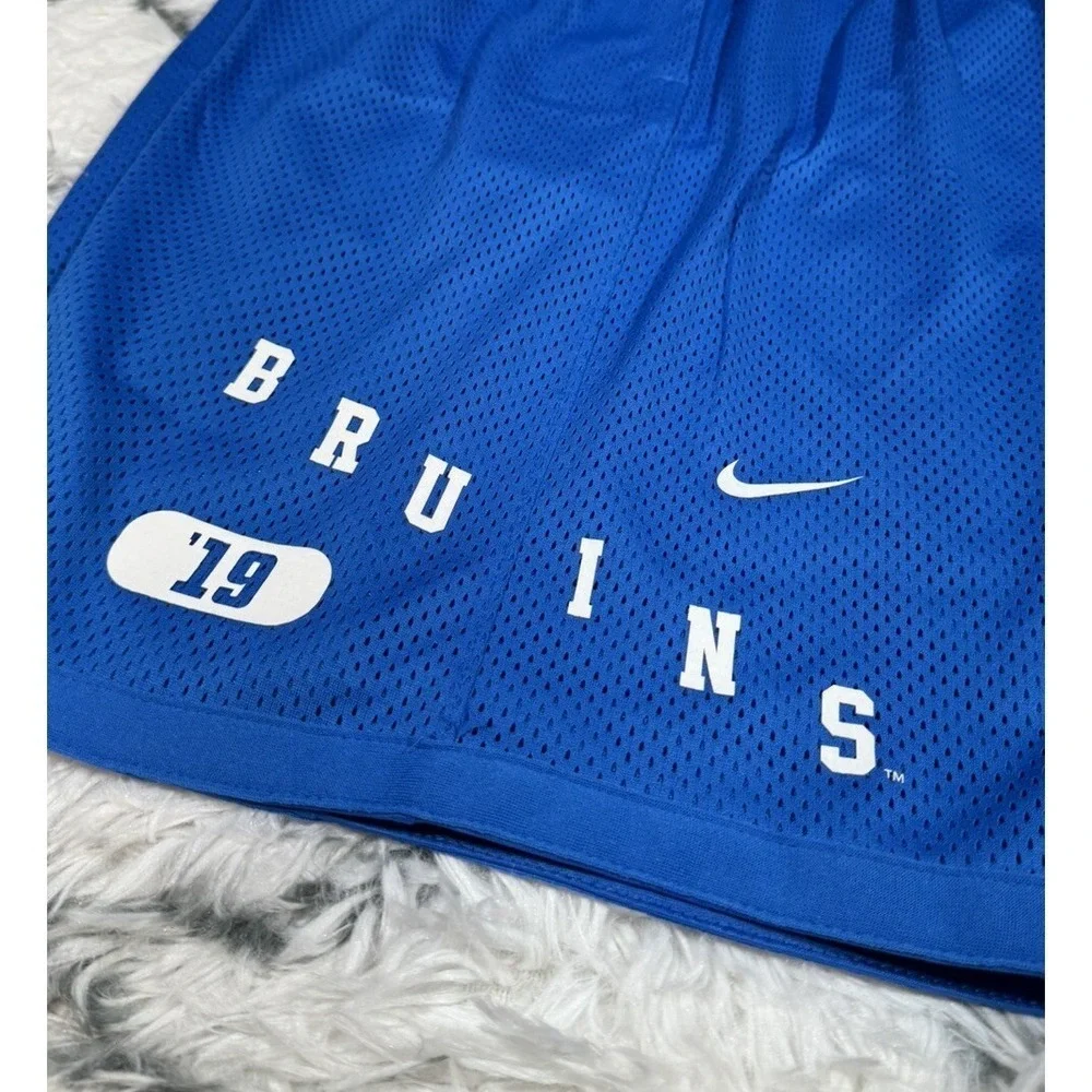 NIKE Dri Fit UCLA Bruins Football Mesh College Shorts Mens Sz L *NEW* DR4080-403